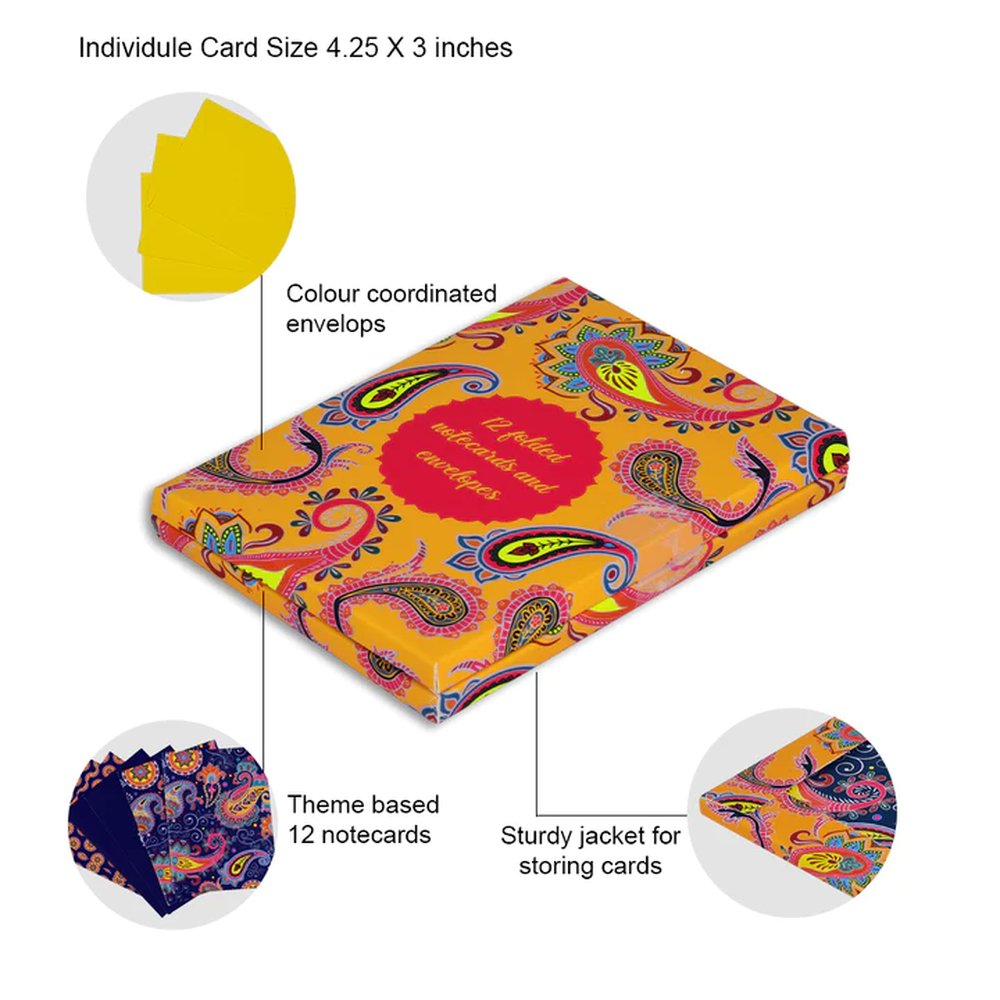 Motif Maze Notecards