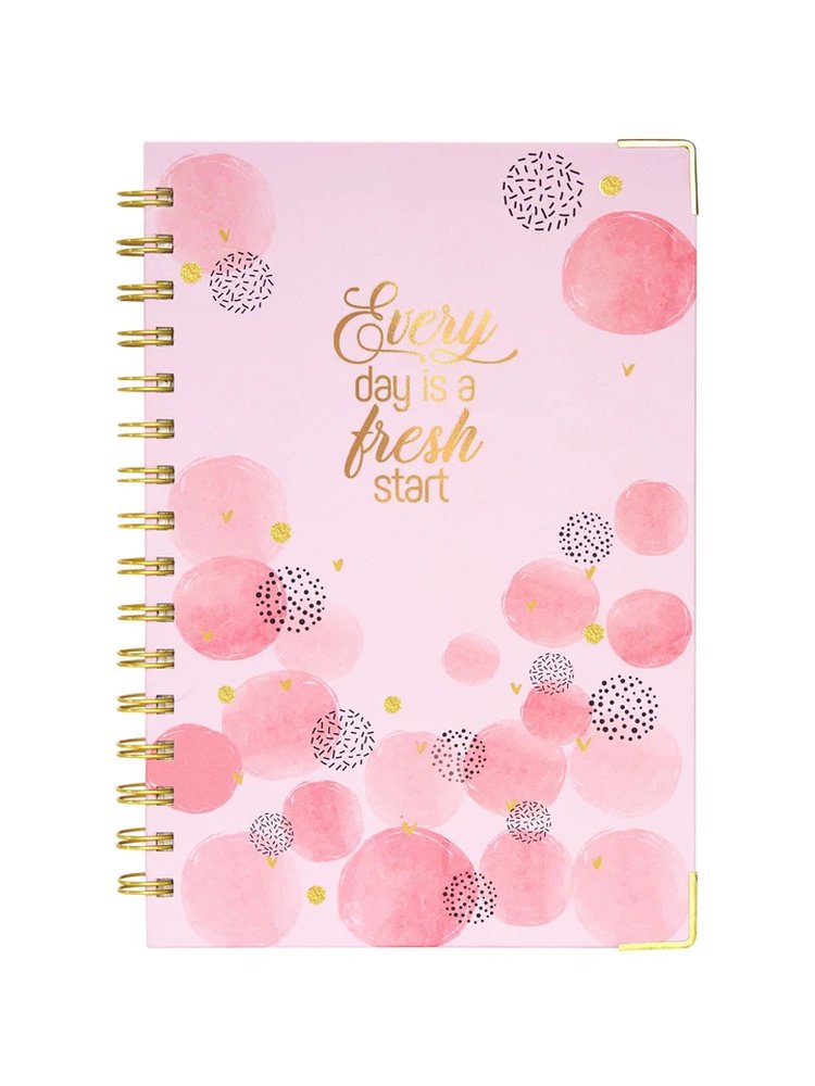 A5 Hard BoundFresh Start Daily Planner
