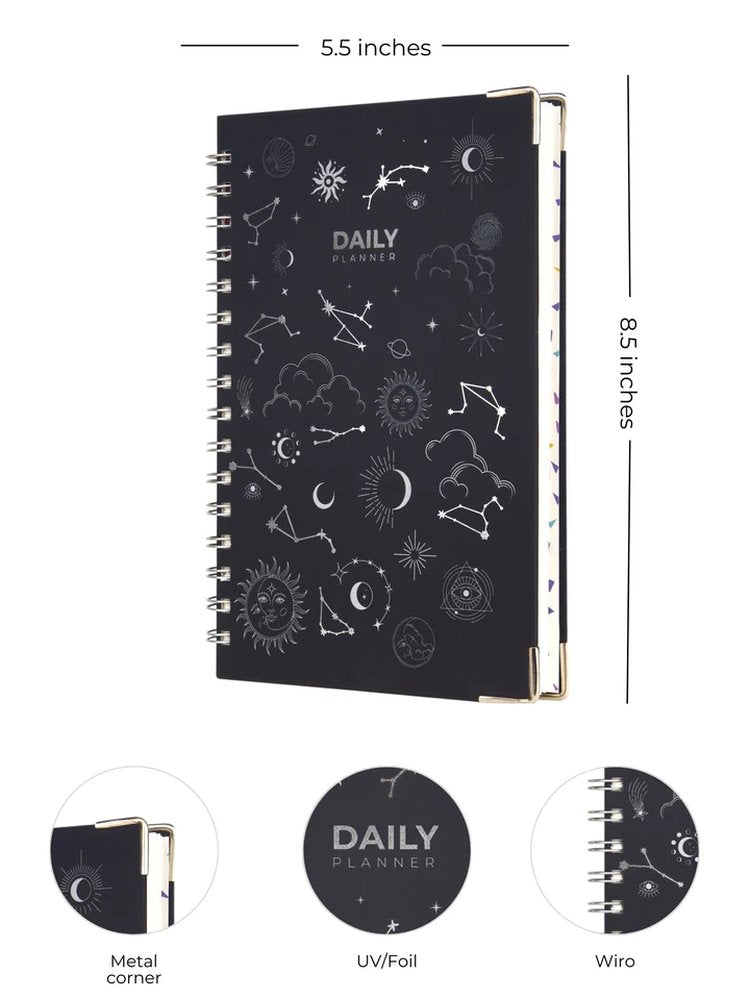 A5 Hard Bound Cancer Daily Planner