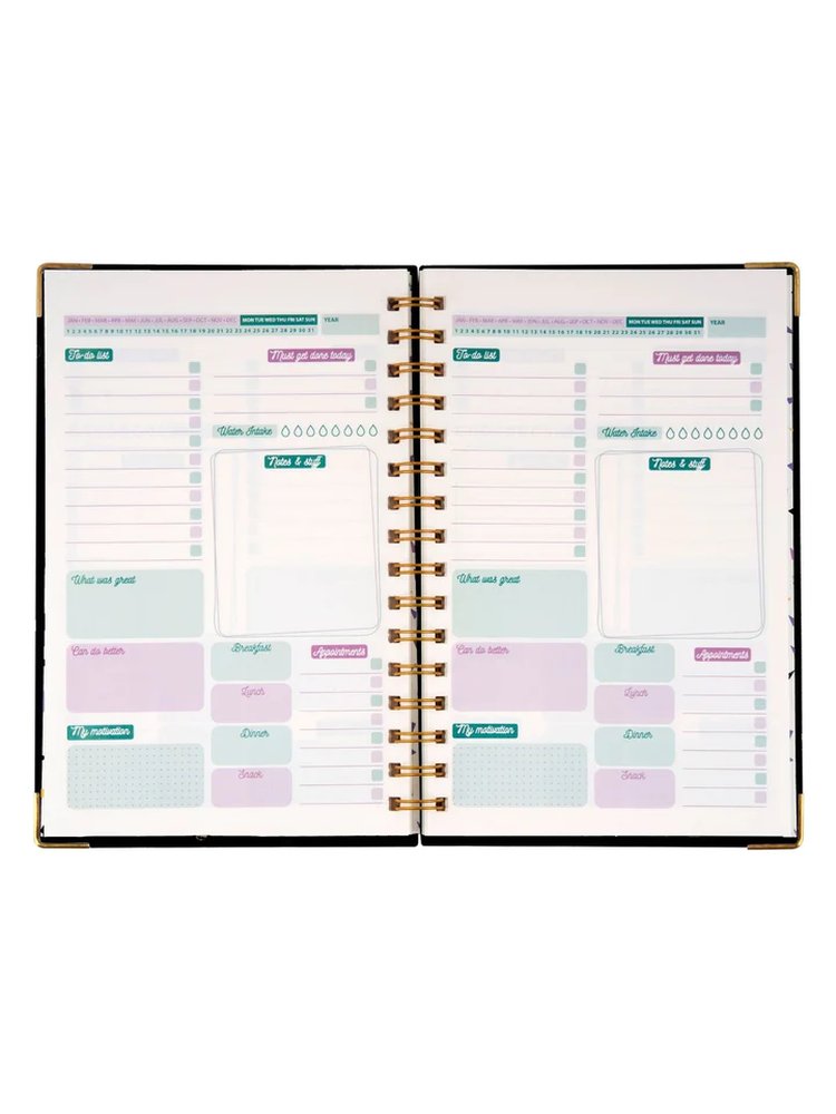 A5 Hard Bound Cancer Daily Planner