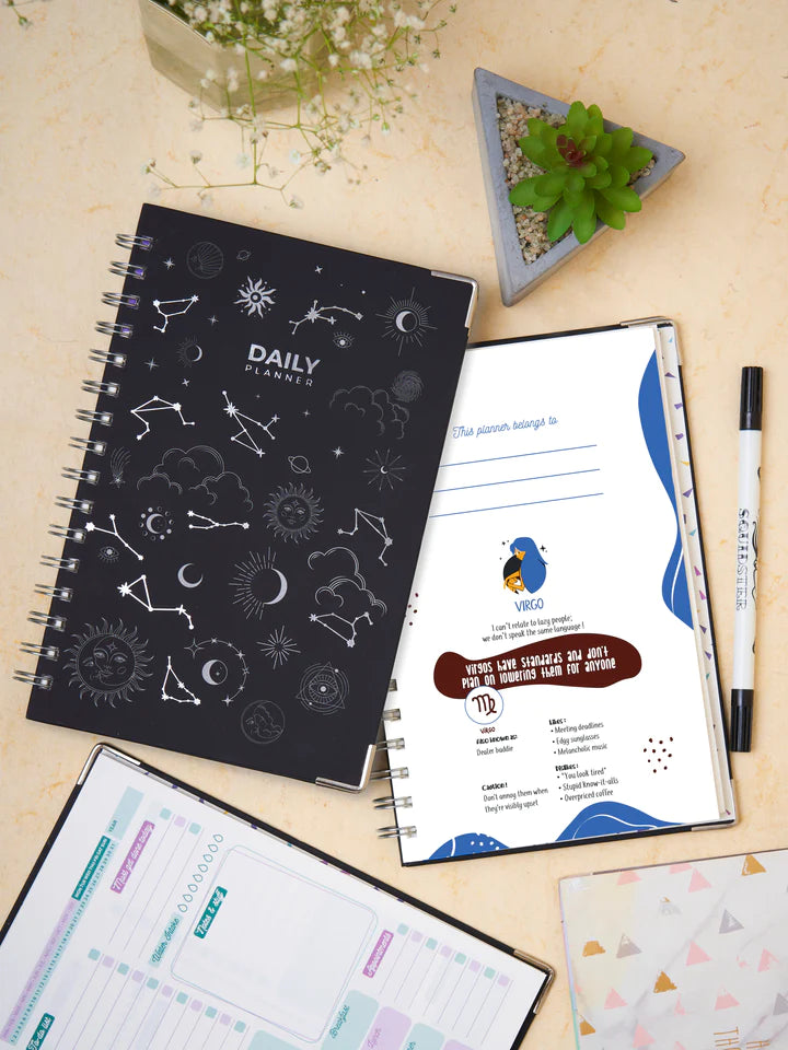 A5 Hard Bound Virgo Daily Planner