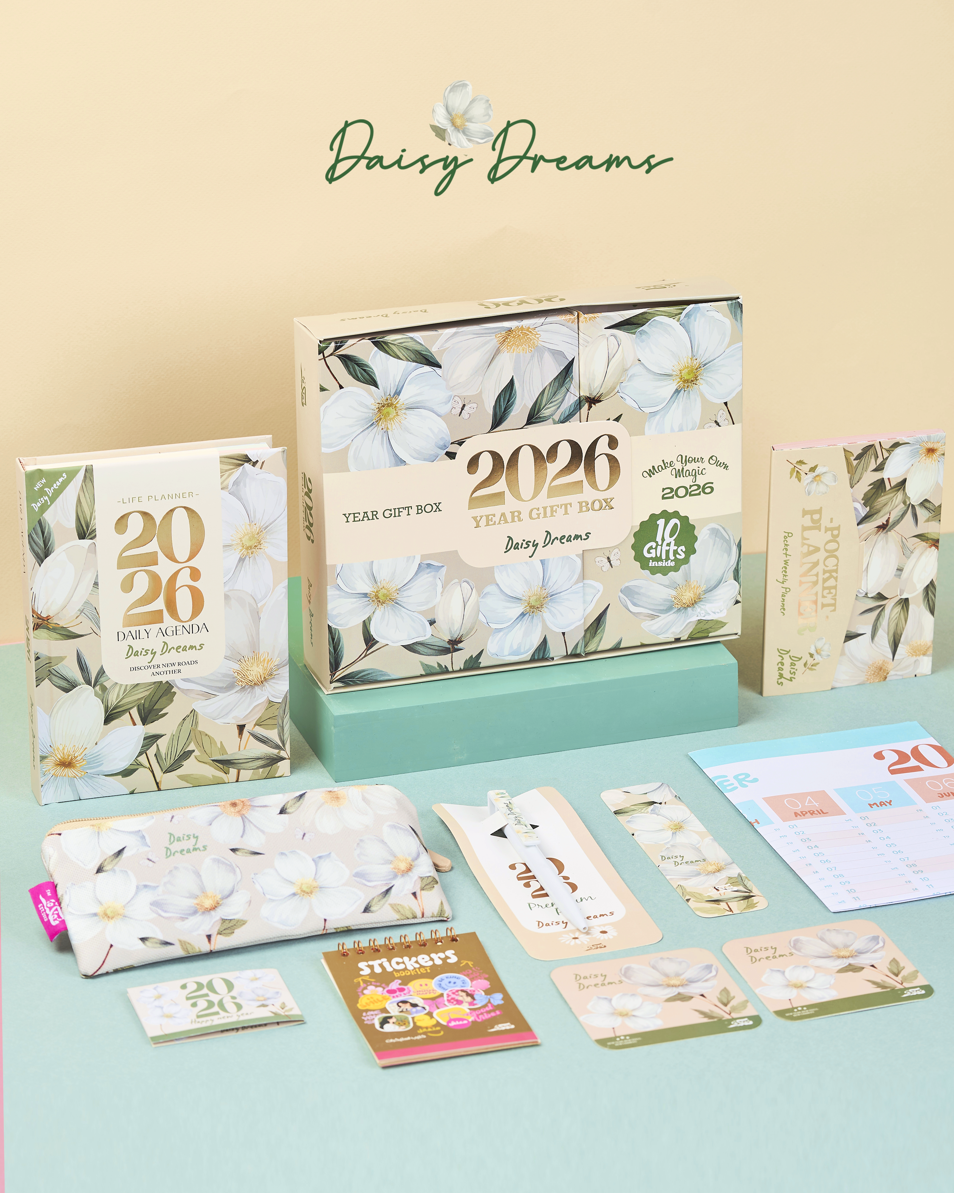 Agenda Gift Set 2026 - Daisy Dreams