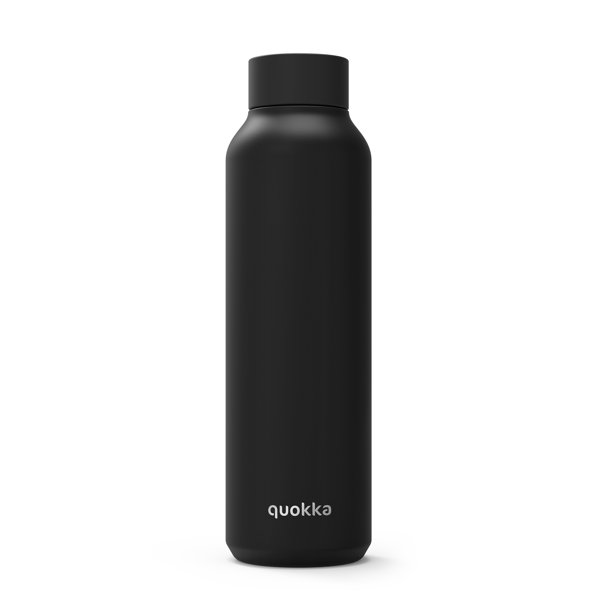 QUOKKA THERMAL SS BOTTLE SOLID JET BLACK 630 ML