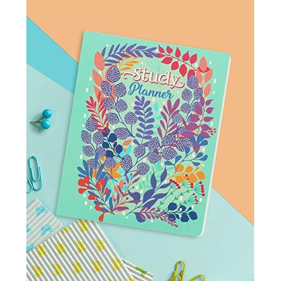 مخطط الدراسة حجم A5 - تصميم الالوان الاستوائية