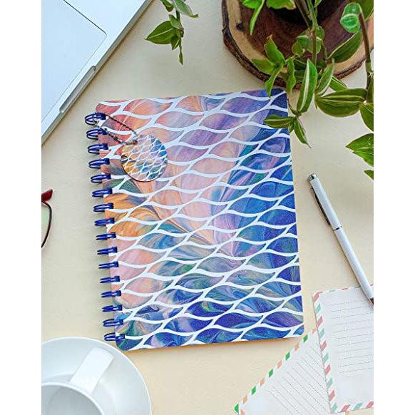 Doodle Earthy Waves Hard Bound B5 Notebook