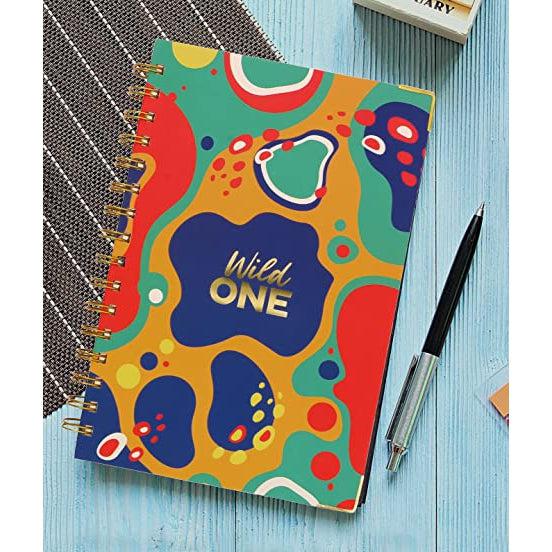 مخطط حجم A5 - تصميم البقع الملونة