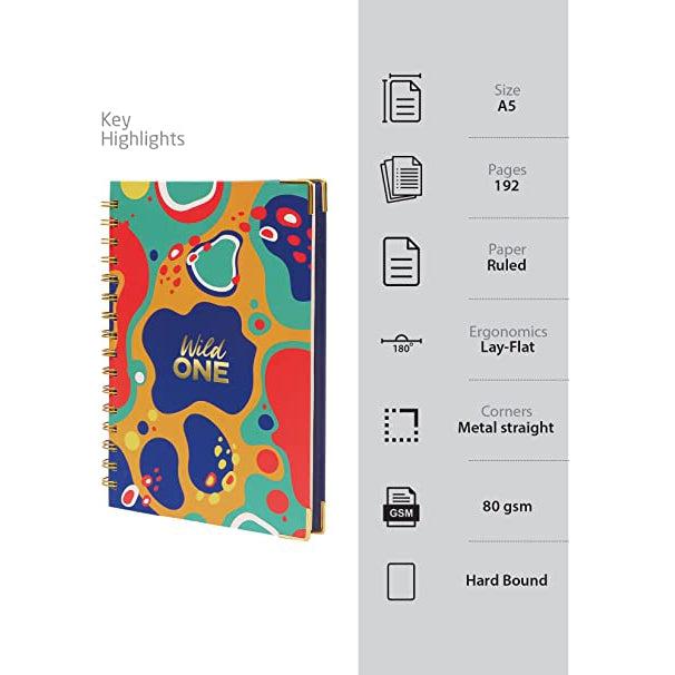 مخطط حجم A5 - تصميم البقع الملونة