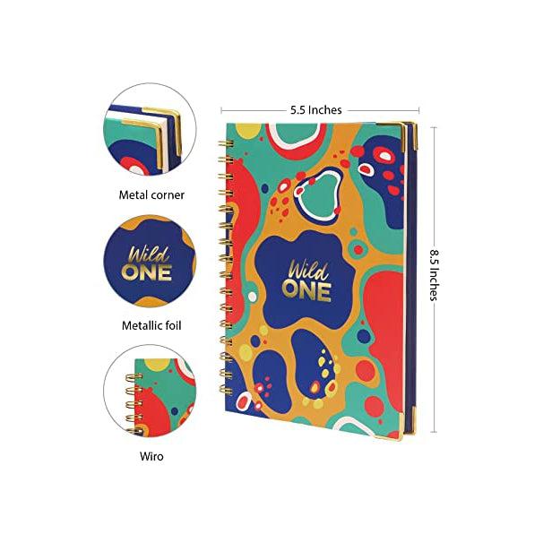 مخطط حجم A5 - تصميم البقع الملونة