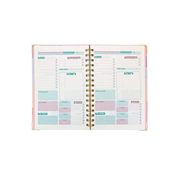 مخطط حجم A5 - تصميم البقع الملونة