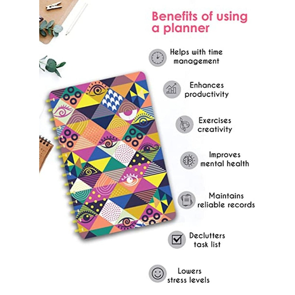 Doodle Happiness Magic Eye A5 Wire Bound Planner