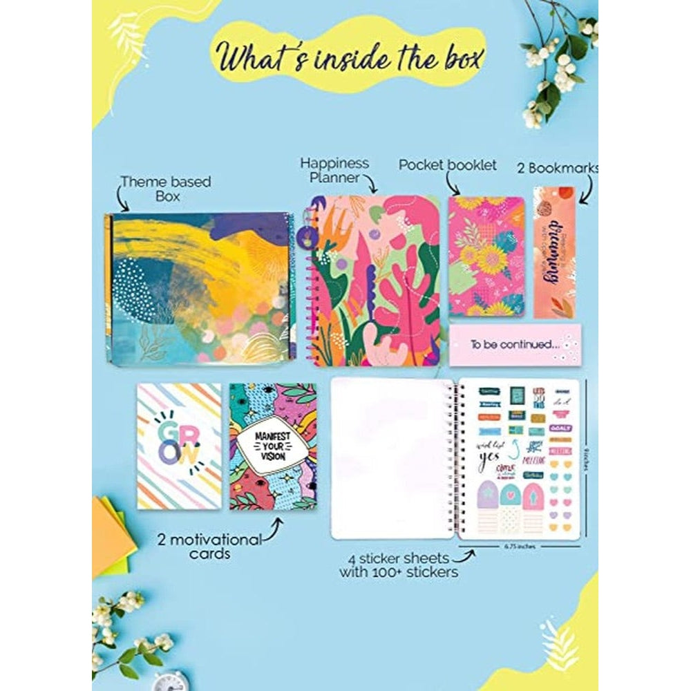 مخطط سنوي سلك حجم A5 - تصميم الموسيقة الربيعية