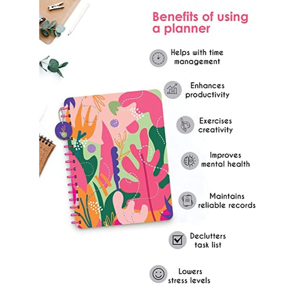 مخطط سنوي سلك حجم A5 - تصميم الموسيقة الربيعية