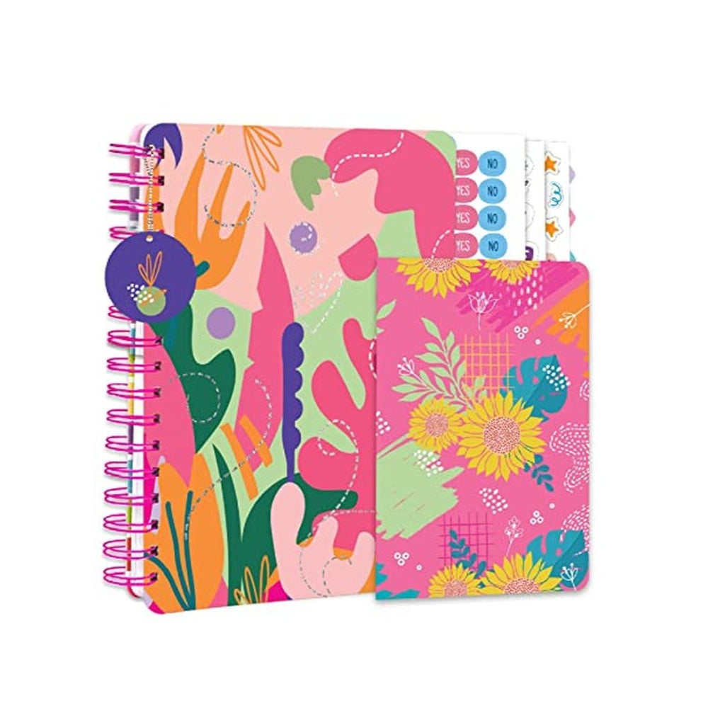 مخطط سنوي سلك حجم A5 - تصميم الموسيقة الربيعية