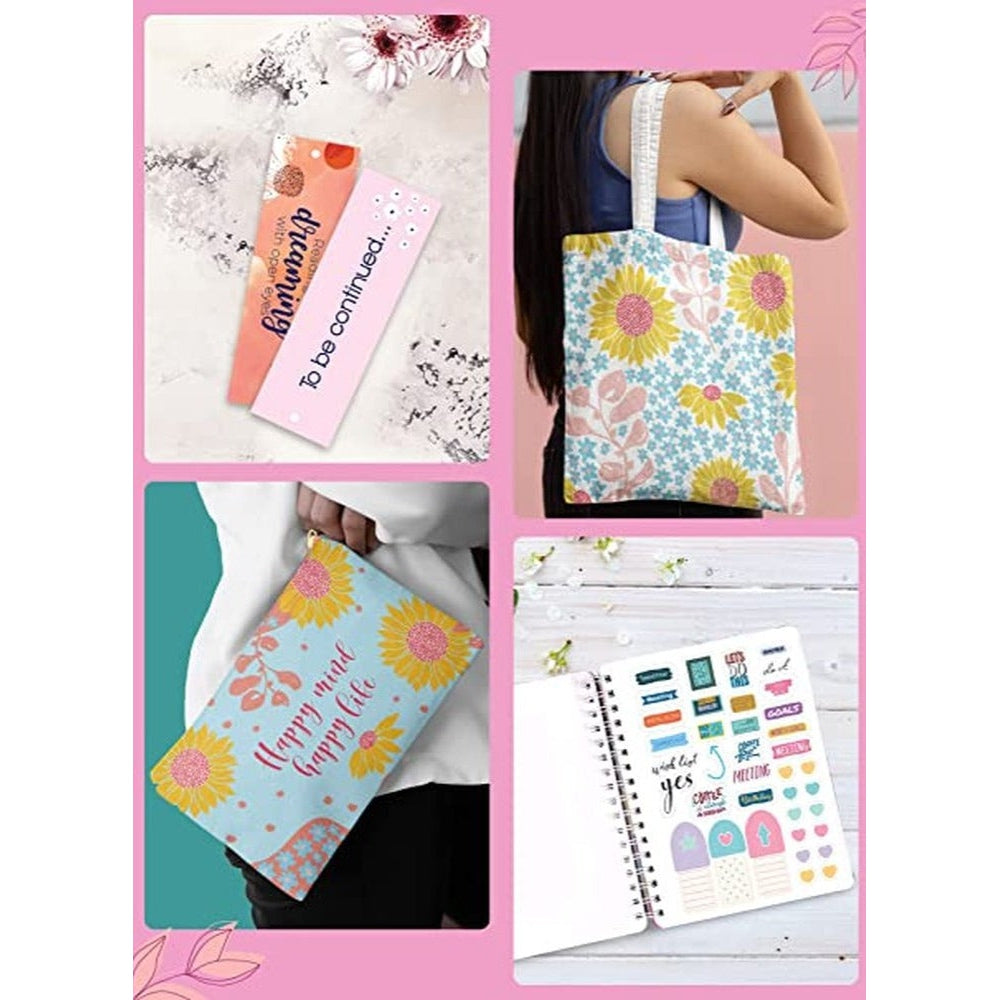 Doodle B5 Happiness Planner Kit- Floral Flourish