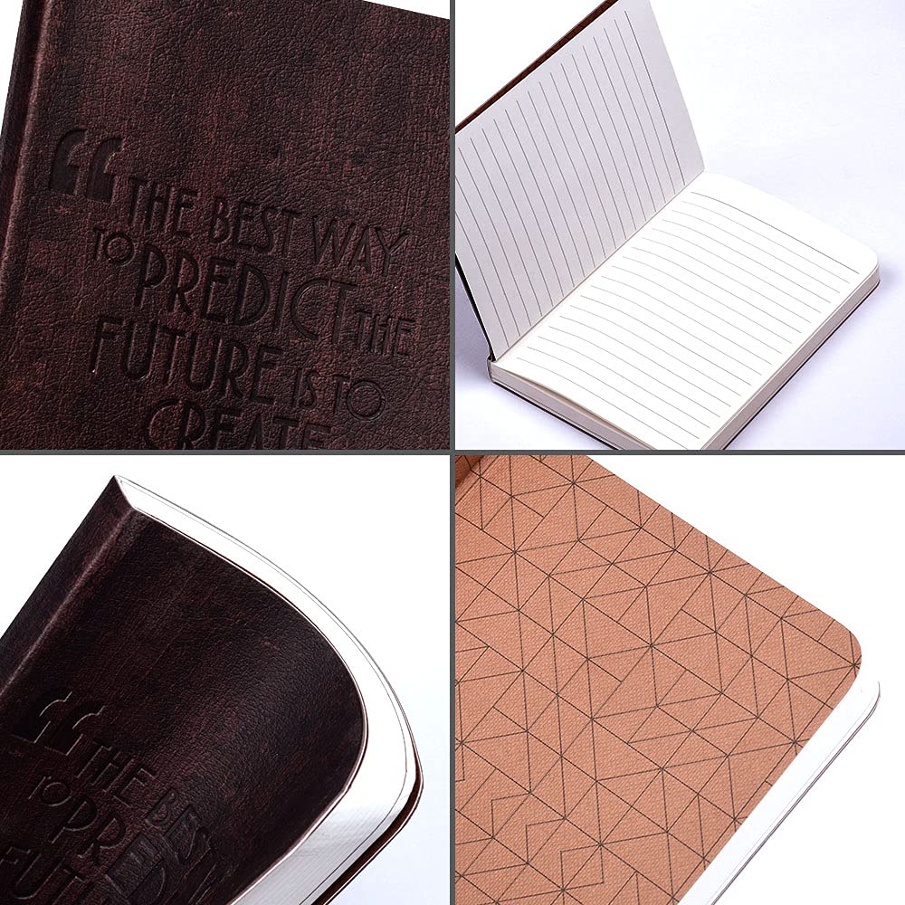 Writing Tomorrow Today Dark Brown Notebook