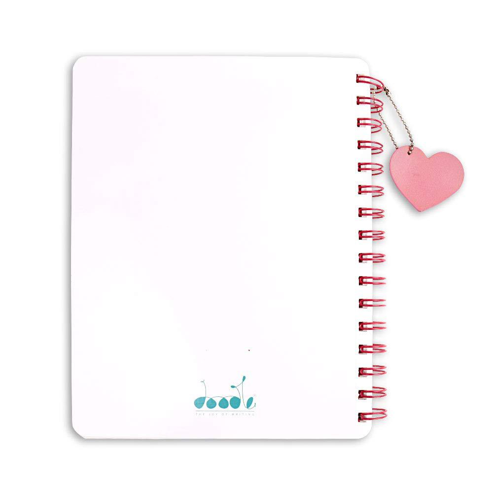 Doodle Head Over Heels Cute Notebook