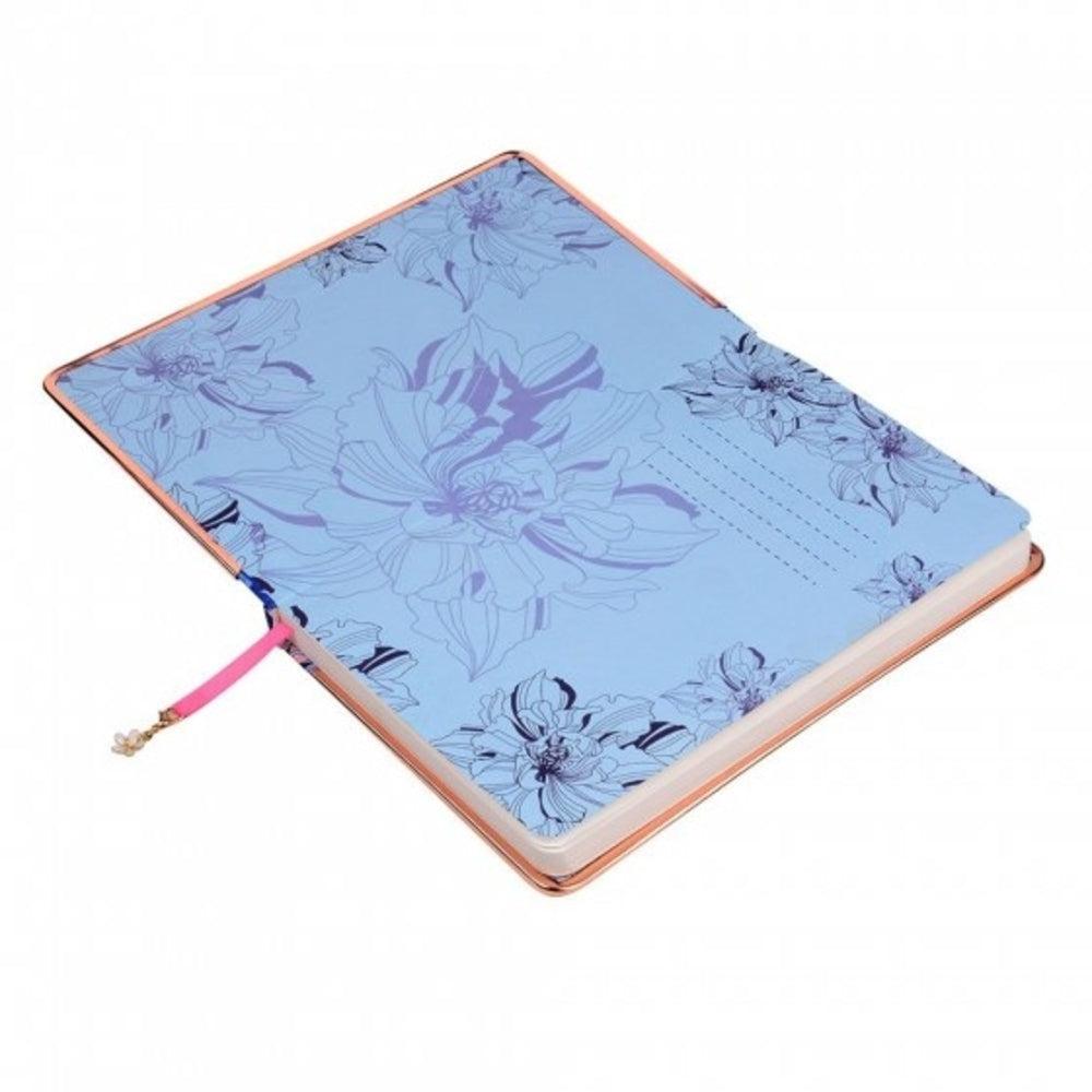Floral Palette Hardbound Diary With Metal Frame