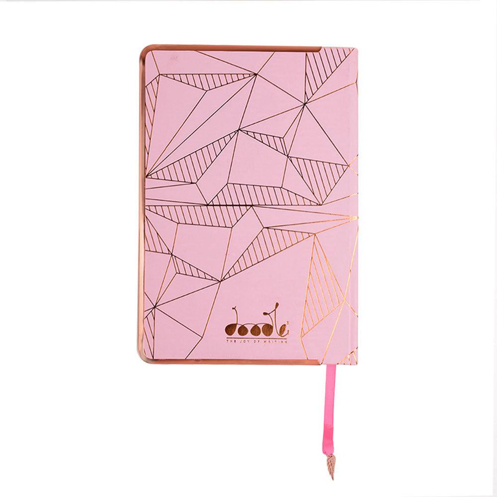 Woodrose Hardbound Diary With Metal Frame