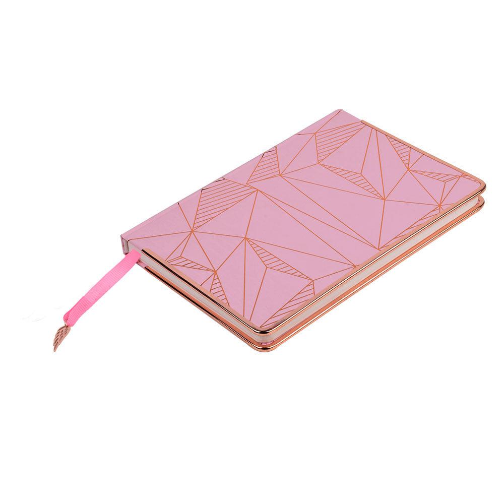 Woodrose Hardbound Diary With Metal Frame