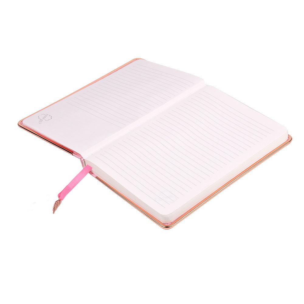 Woodrose Hardbound Diary With Metal Frame