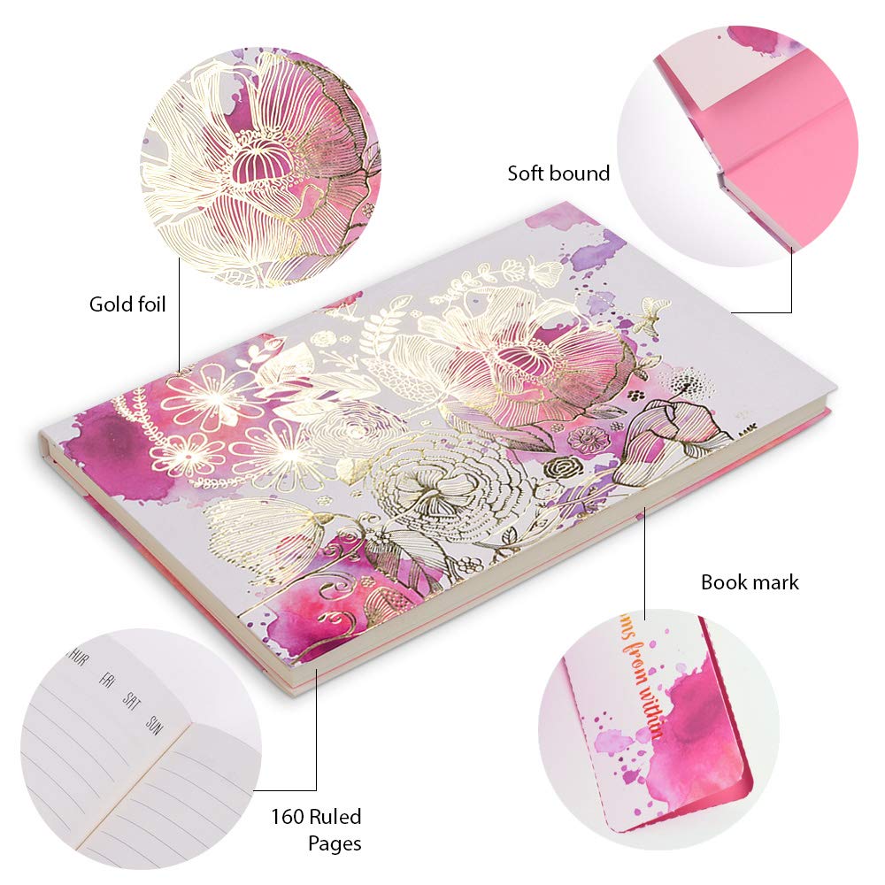 Pastel Peonie Soft Bound Paper Cover A5 Notebook