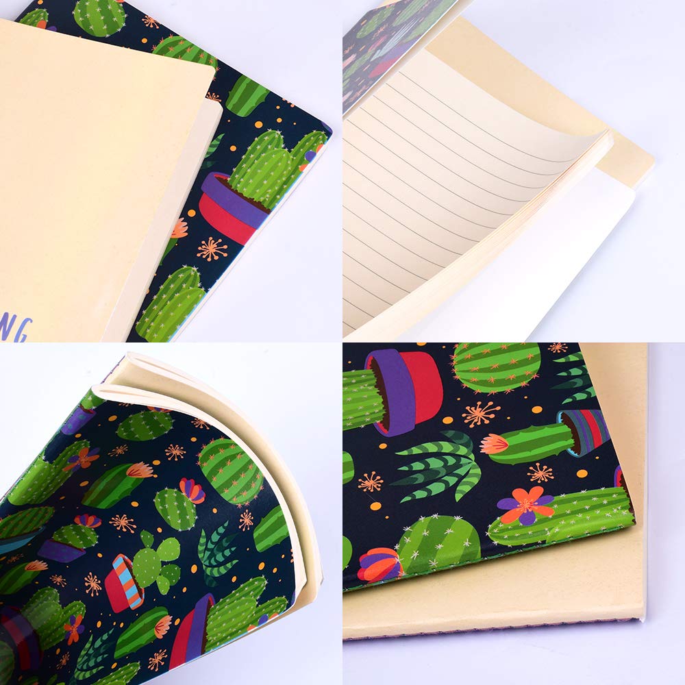 Cactus Cart Notebook (Set Of 2 Diaries)