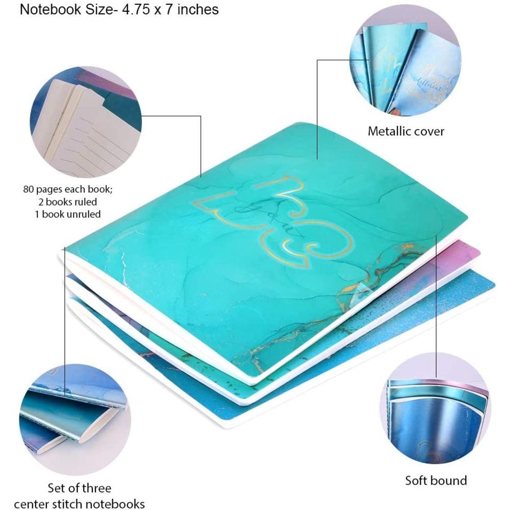 دفتر Bold Brace (مجموعة من 3 دفاتر)