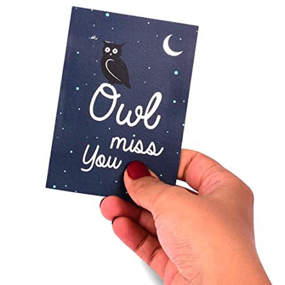 مجموعة من 12 بطاقة مع مغلف لكتابة الرسائل