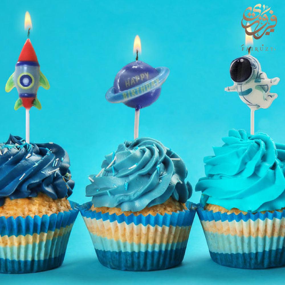 مجموعة شموع تصميم الفضاء