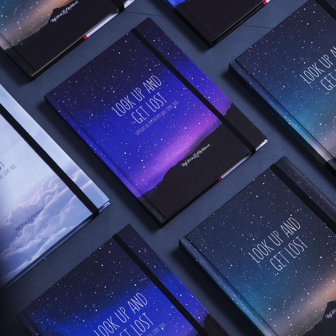 دفتر الجالاكسي بنفسجي - حجم كبير