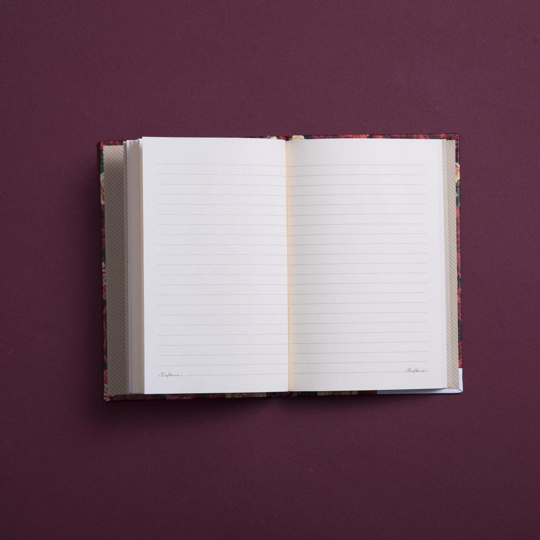 Floral (Ful Ou Yasmin) Notebook- Hardcover Small