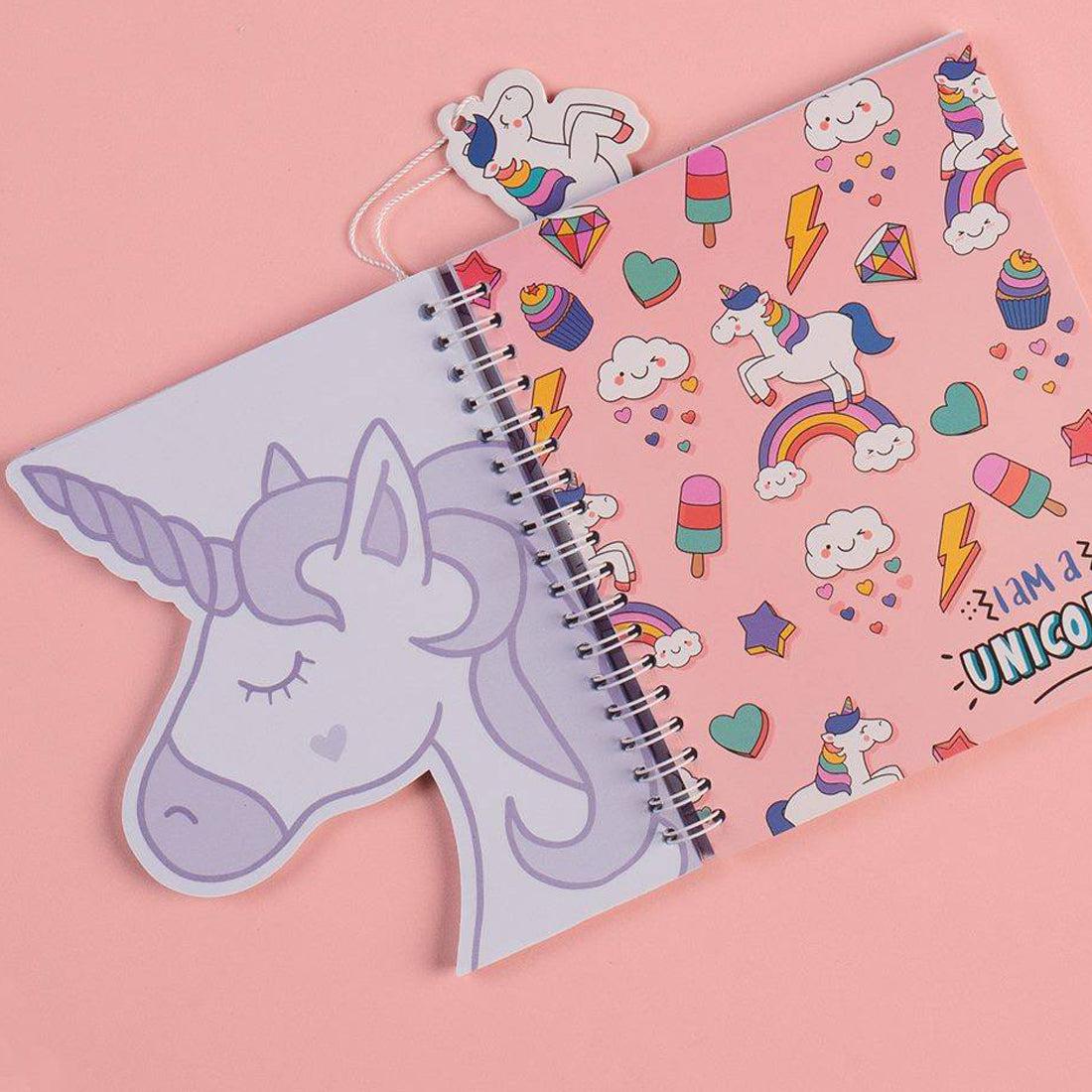 Trendy Wire Notebook Unicorn