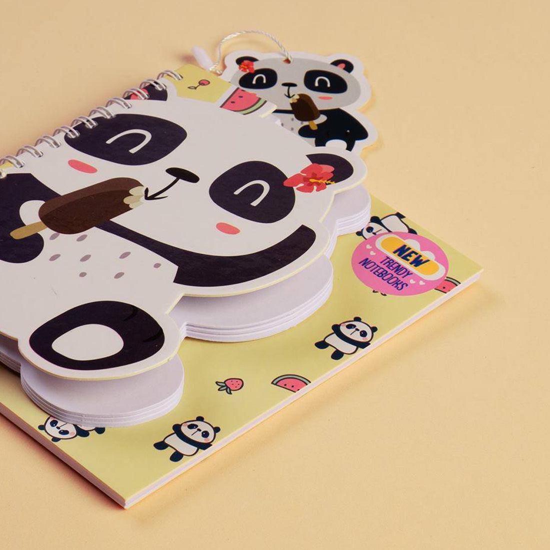 Trendy Wire Notebook Panda
