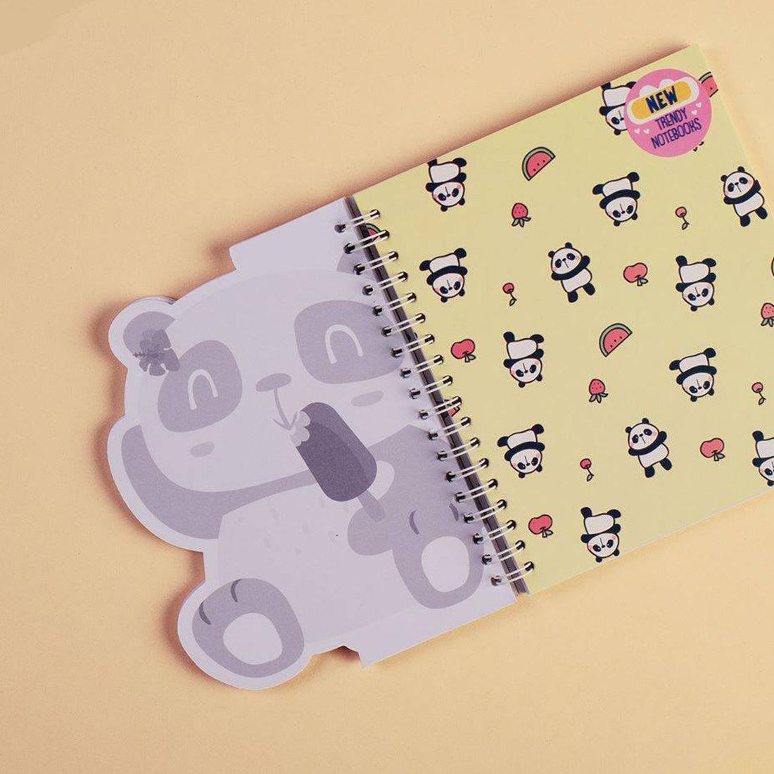 Trendy Wire Notebook Panda