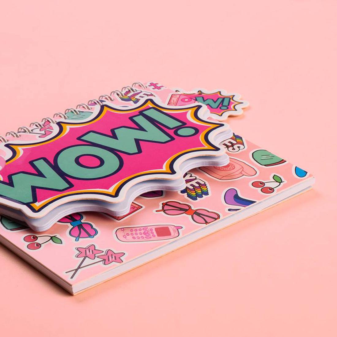 Trendy Wire Notebook Wow