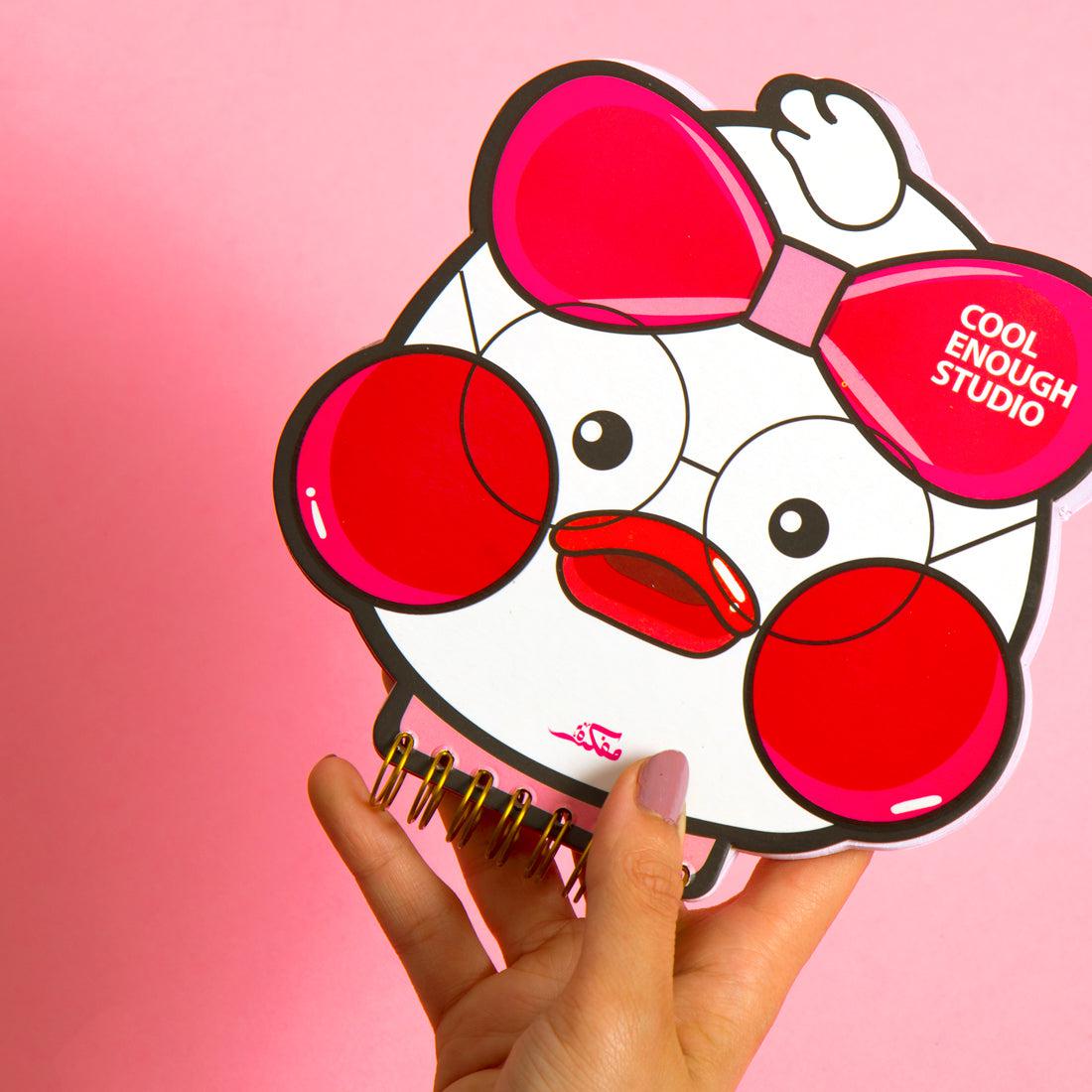 دفتر البطة ميمي - وردي