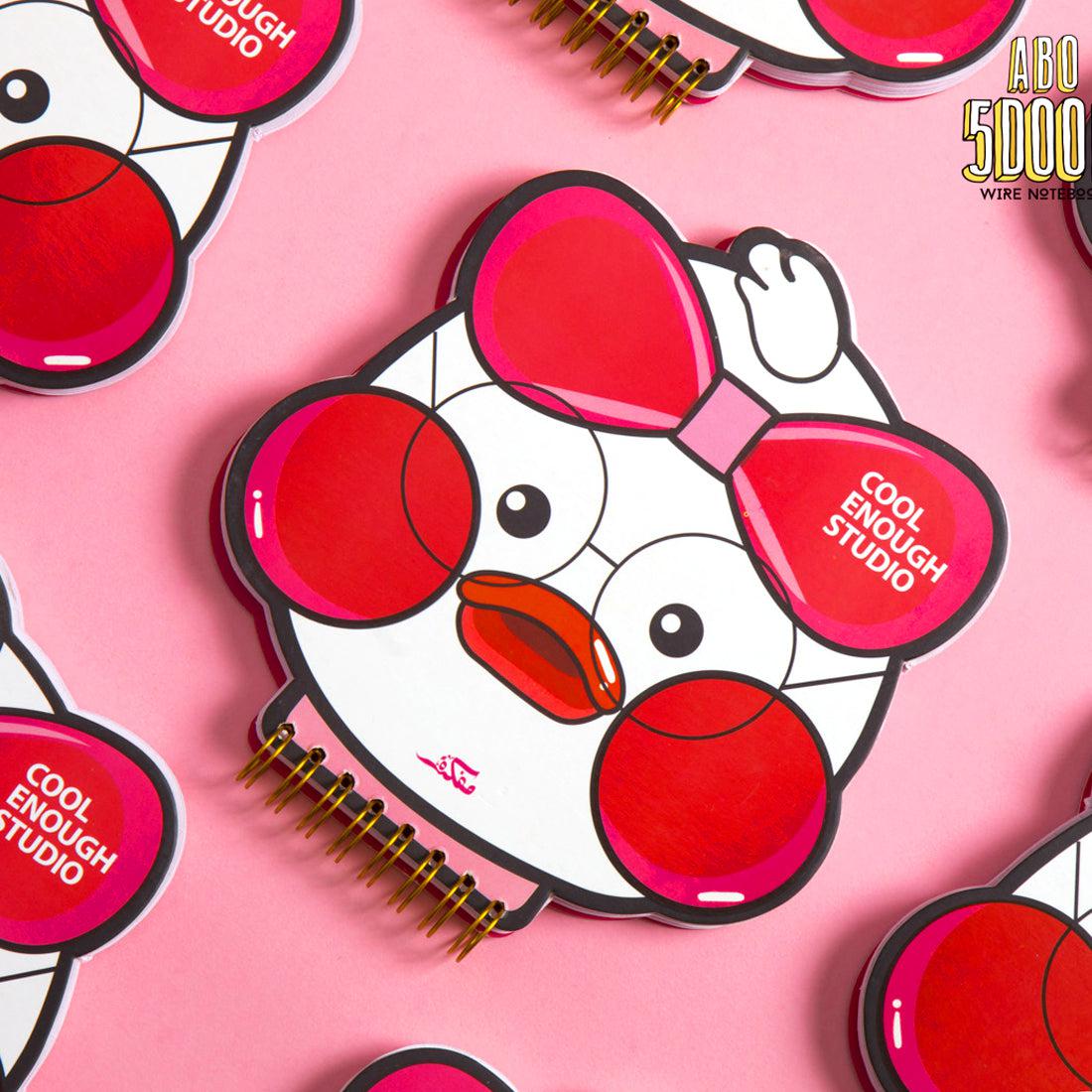 دفتر البطة ميمي - وردي