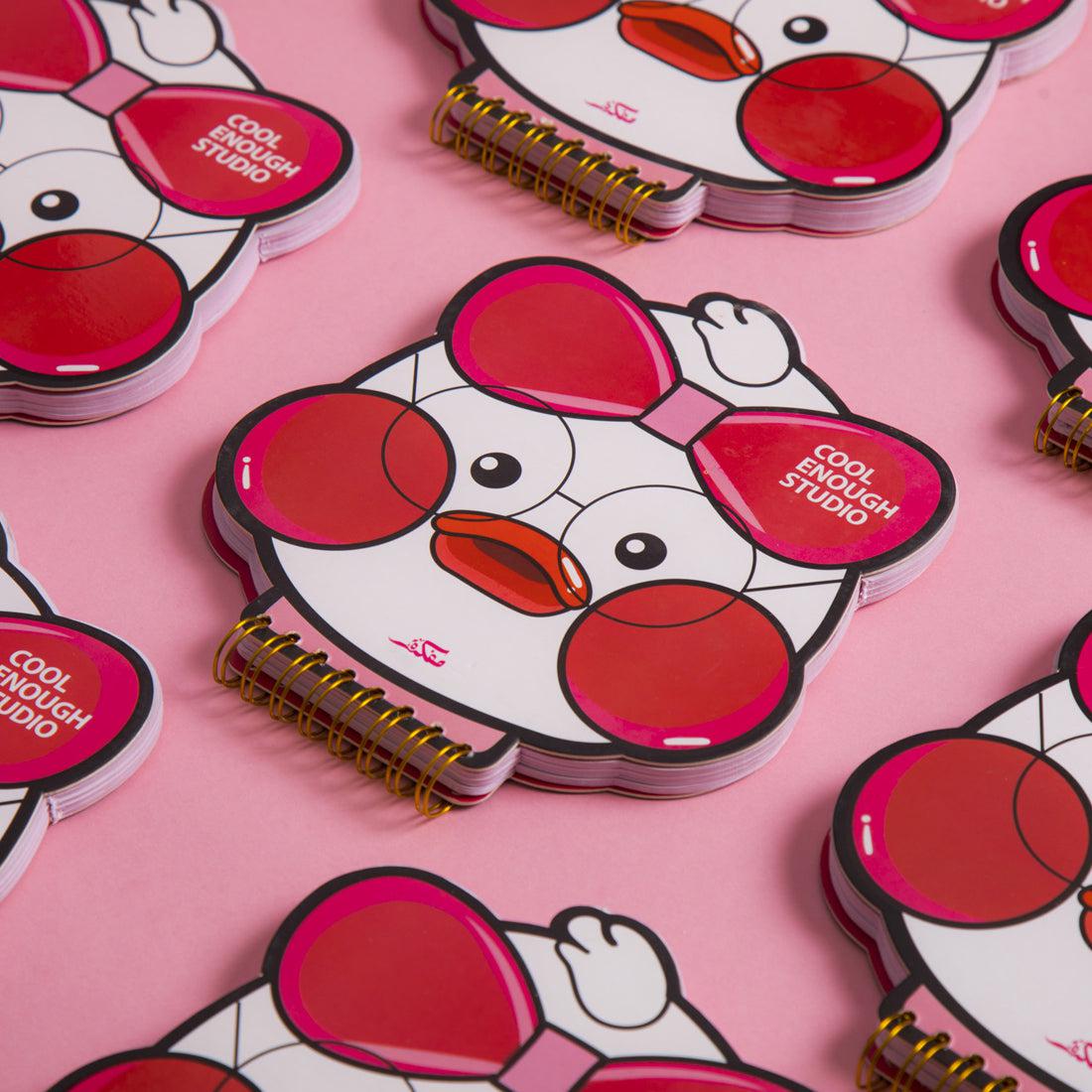 دفتر البطة ميمي - وردي