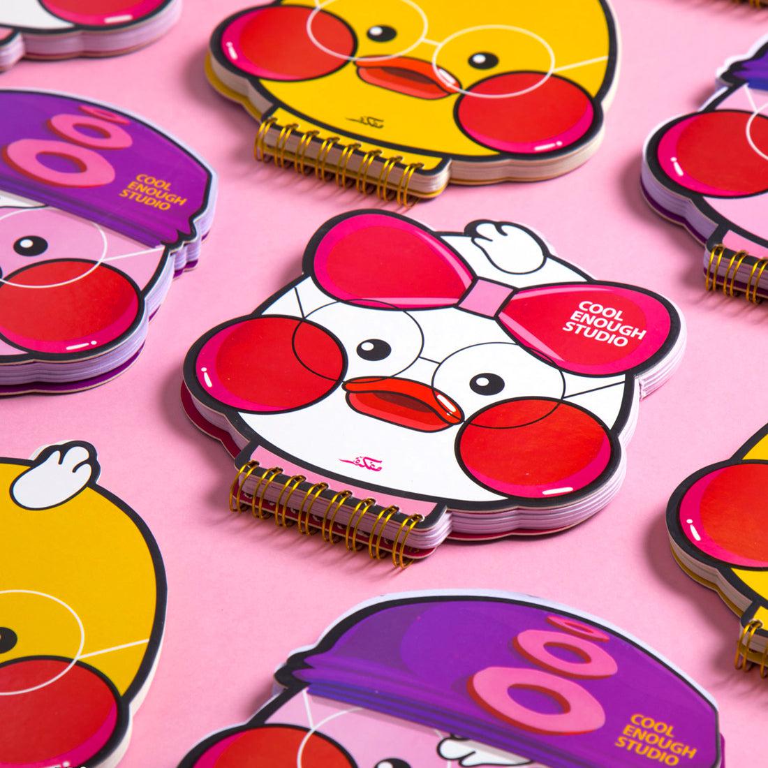 دفتر البطة ميمي - وردي