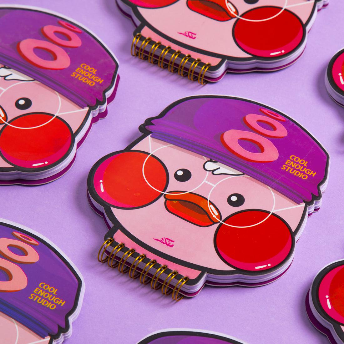 دفتر البطة ميمي - بنفسجي