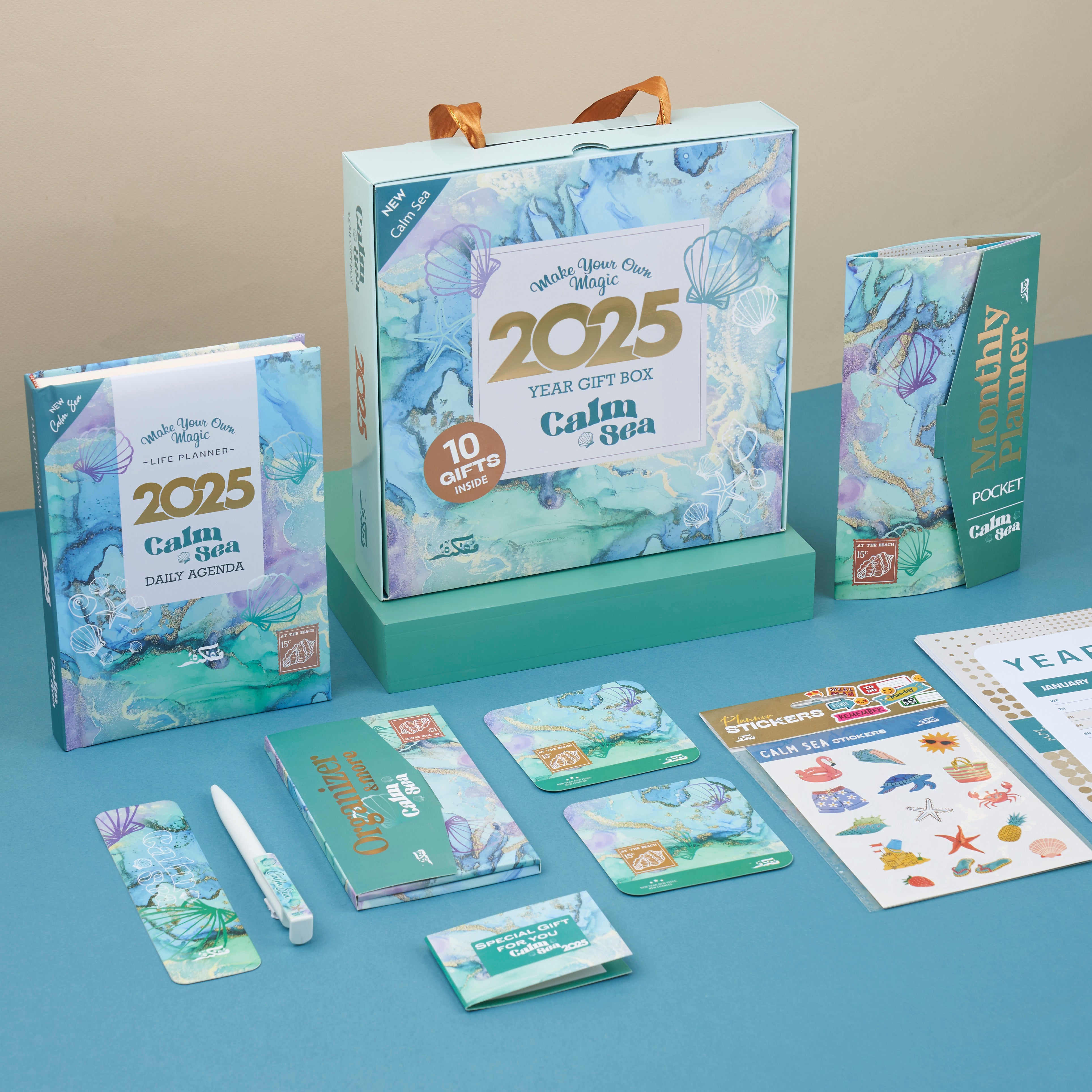 Agenda Gift Set 2025 -  Calm Sea