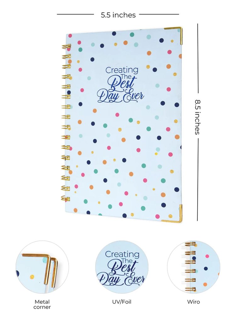 A5  Hard BoundBest Day Daily Planner