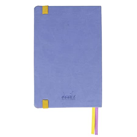 Doodle Living the dream Hard Bound A5 Notebook - Lavender