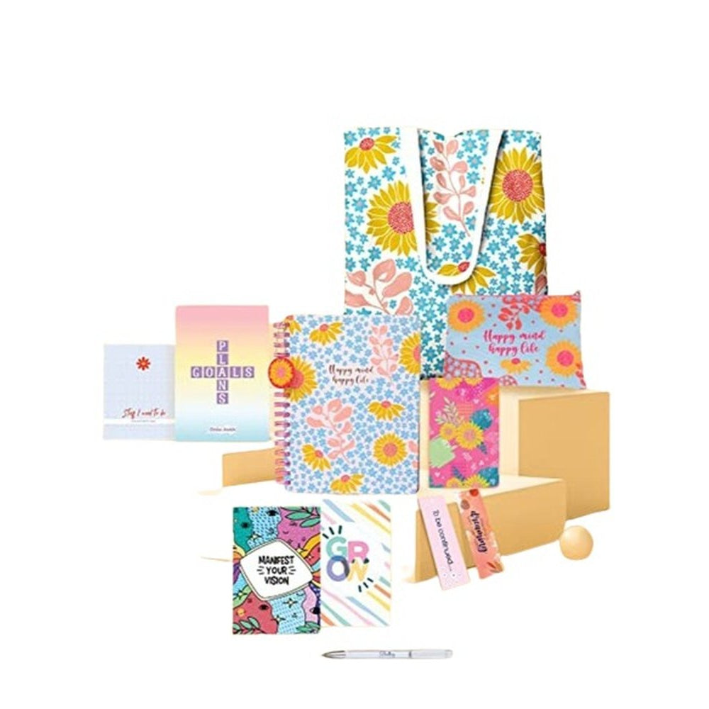 Doodle B5 Happiness Planner Kit- Floral Flourish