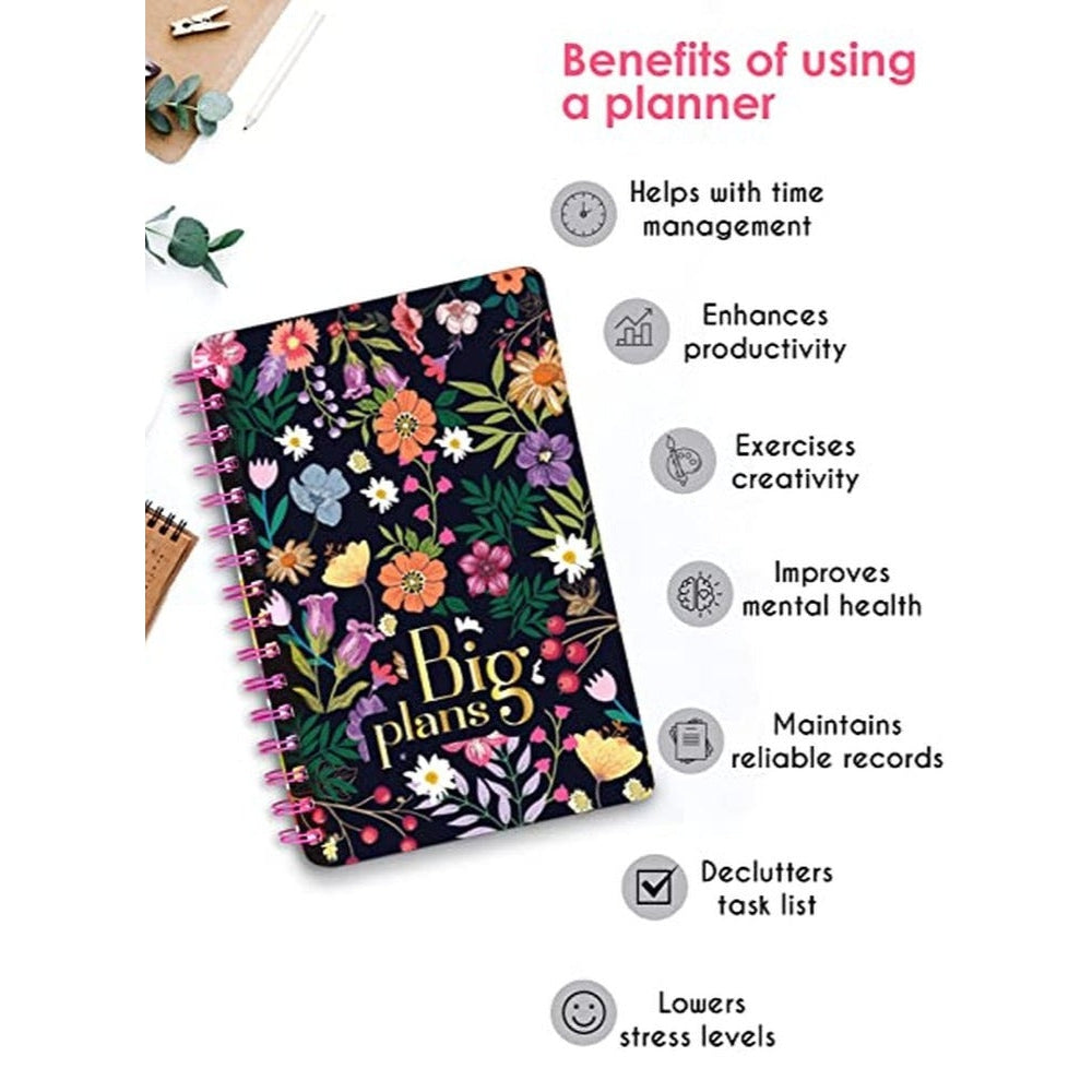 Doodle Happiness Plans Big A5 Wire Bound Planner
