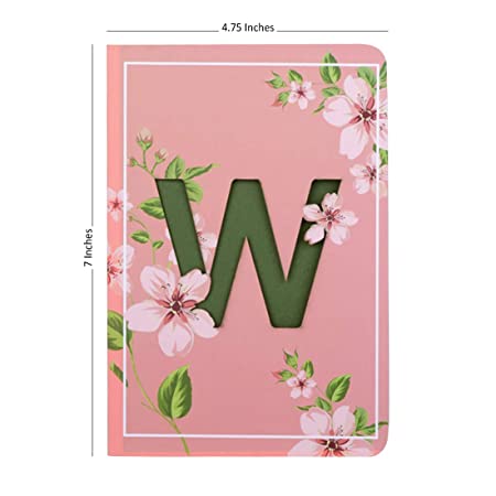 Initial W Personalised Notebook Gift