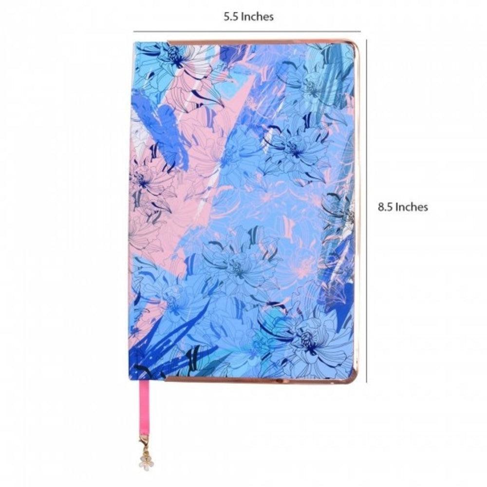 Floral Palette Hardbound Diary With Metal Frame