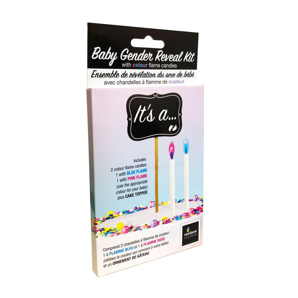 Baby Gender Reveal Cake Topper Kit