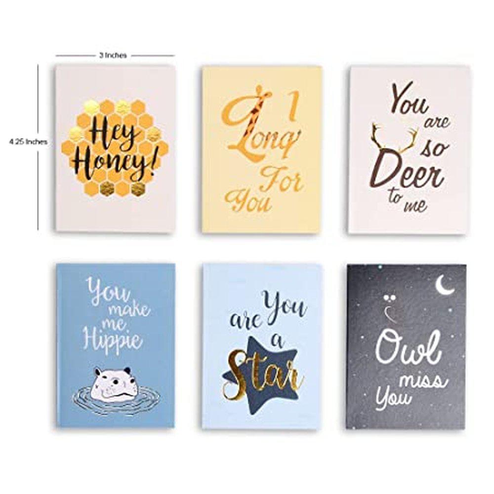 Doodle Set of 12 Notecards With Envelope for Greeting