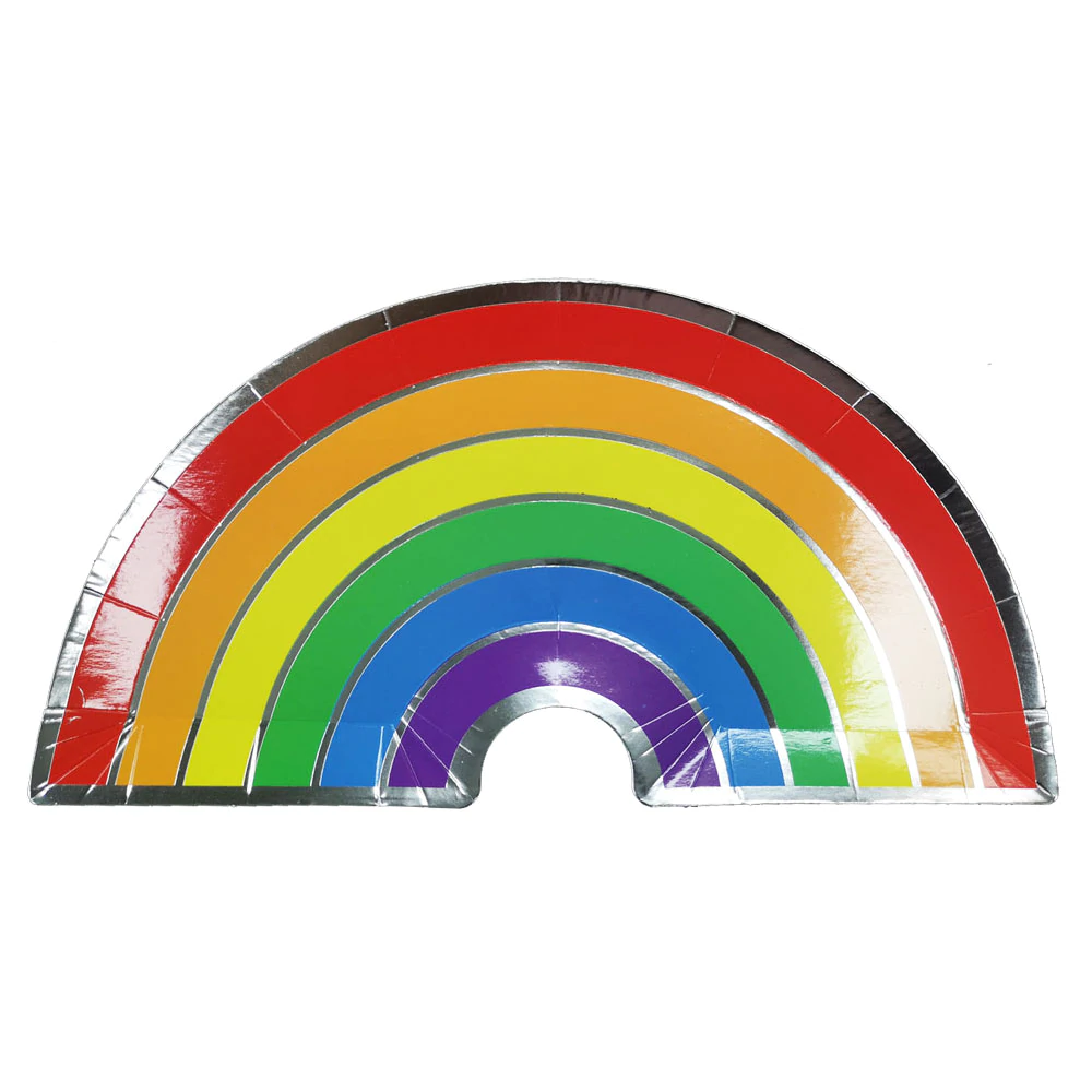 Rainbow Shaped Plate (8pk)